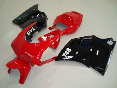 1993-2005 Rouge Noir Ducati 748 916 996 996S Carénage Moto