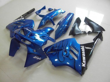 1994-1997 Bleu Noir Flamme ZX9R Carénages Moto
