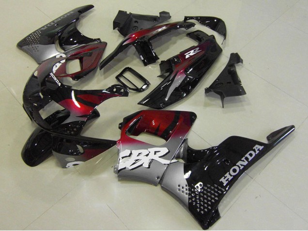 1996-1997 Rouge Noir Argent CBR900RR 893 Carénage Moto