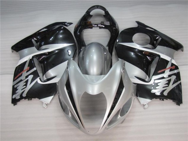 1996-2007 Argent Noir GSXR 1300 Hayabusa Carénage Moto