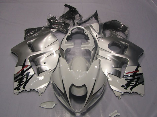 1996-2007 Blanc GSXR 1300 Hayabusa Carénages Moto