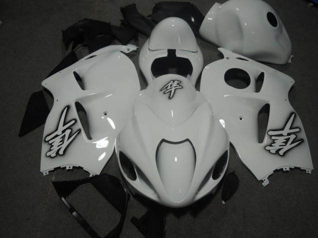 1996-2007 Blanc GSXR 1300 Hayabusa Carrosserie Moto