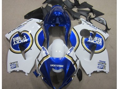 1996-2007 Blanc Lucky Strike Bleu Motul GSXR 1300 Hayabusa Carénage Moto