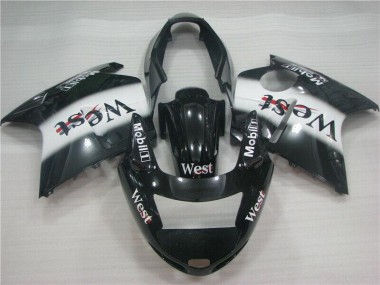 1996-2007 Noir Blanc West CBR1100XX Carénage Moto