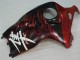 1996-2007 Noir Rouge Flamme GSXR 1300 Hayabusa Carénage Moto