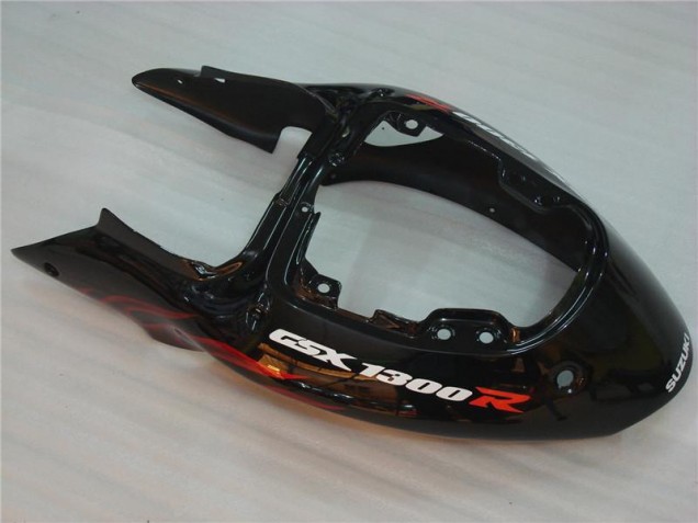 1996-2007 Noir Rouge Flamme GSXR 1300 Hayabusa Carénage Moto