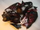 1996-2007 Noir Rouge Flamme GSXR 1300 Hayabusa Carénage Moto