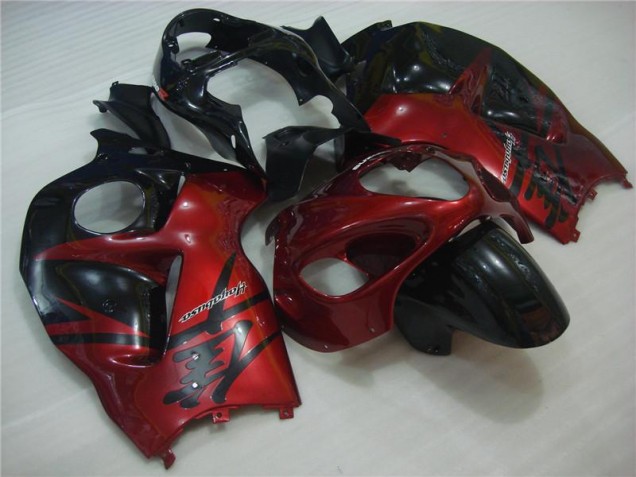1996-2007 Rouge Noir GSXR 1300 Hayabusa Carénages Moto