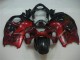 1996-2007 Rouge Noir GSXR 1300 Hayabusa Carénages Moto