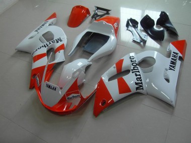 1998-2002 Blanc Rouge Marlboro YZF R6 Carénage Moto