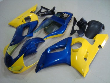 1998-2002 Jaune Bleu YZF R6 Carénages Moto