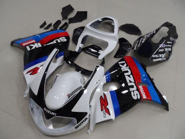 1998-2003 Blanc Bleu Motul TL1000R Carénage Moto