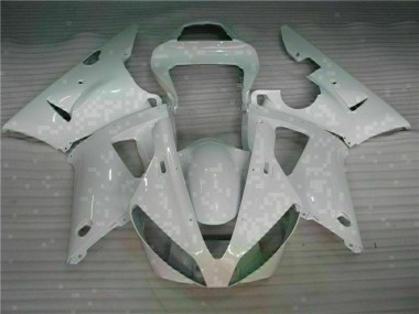 2000-2001 Blanc YZF R1 Kit Carénages Motos Complet