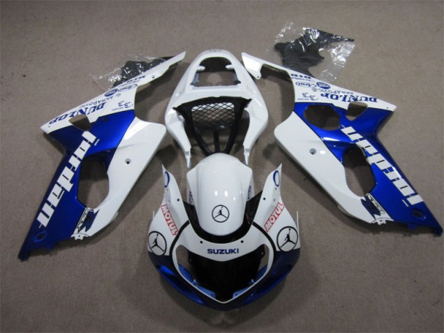 2000-2002 Bleu Blanc Jordan Motul GSXR 1000 Carénage Moto