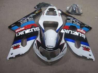 2001-2003 Blanc Bleu Rouge Motul GSXR 750 Carénage Moto