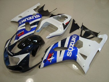 2001-2003 Bleu Blanc GSXR 750 Carénage Moto
