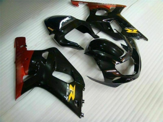 2001-2003 Noir GSXR 600/750 Carénages Moto