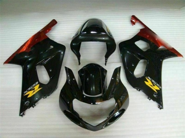 2001-2003 Noir GSXR 600/750 Carénages Moto