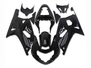 2001-2003 Noir GSXR 600/750 Kit Carénages Motos Complet