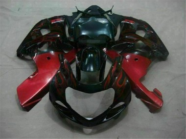 2001-2003 Noir Rouge GSXR 600/750 Carénage Moto