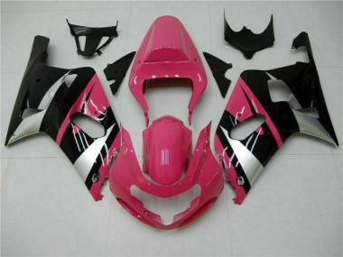 2001-2003 Rose Noir GSXR 600/750 Carénage Moto