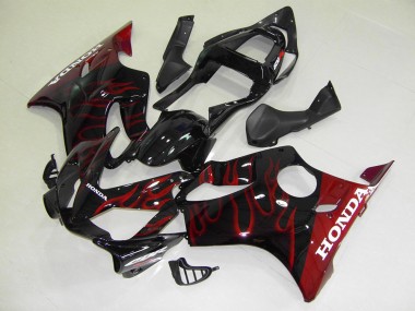 2001-2003 Rouge Flamme CBR600 F4i Carénages Moto