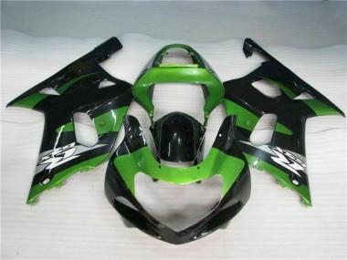 2001-2003 Vert Noir GSXR 600/750 Carénage Moto