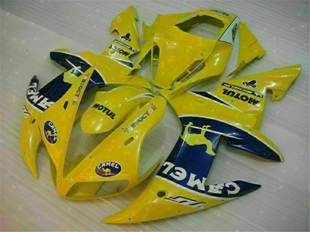 2002-2003 Jaune YZF R1 Carénage Moto