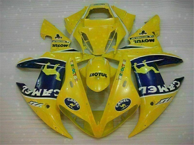 2002-2003 Jaune YZF R1 Carénage Moto