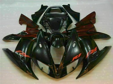 2002-2003 Noir YZF R1 Carénage Moto ABS