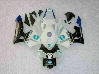2003-2004 Blanc Noir CBR600RR Carrosserie Moto