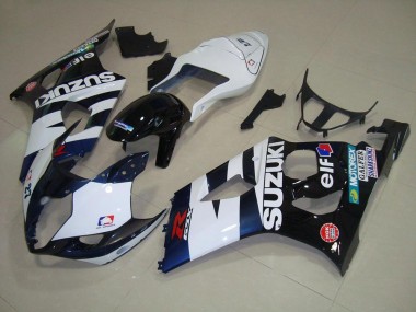 2003-2004 Blanc Noir Elf GSXR 1000 Carénage Moto