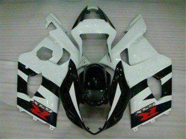2003-2004 Blanc Noir GSXR 1000 Carrosserie Moto
