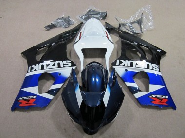 2003-2004 Bleu Blanc Décalque GSXR 1000 Carénages Moto