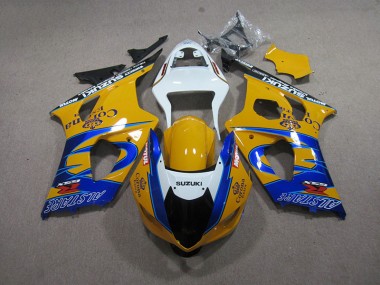 2003-2004 Jaune Bleu Corona Extra GSXR 1000 Carénage Moto