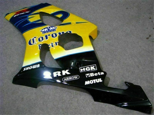 2003-2004 Jaune Bleu GSXR 1000 Carénage Moto