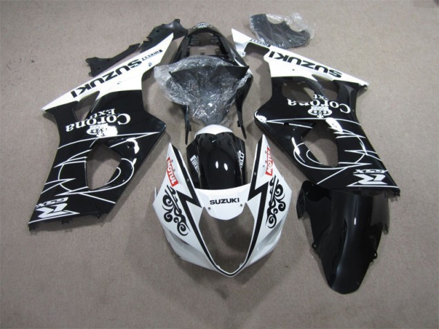 2003-2004 Noir Blanc Corona Extra Motul GSXR 1000 Carénage Moto