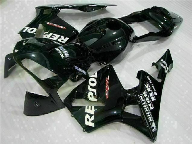 2003-2004 Noir CBR600RR Carénage Moto de Rechange