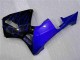 2003-2004 Noir avec Bleu Flamme CBR600RR Carénage Moto