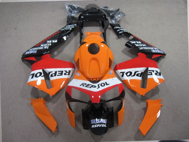 2003-2004 Orange Noir Repsol CBR600RR Carénage Moto