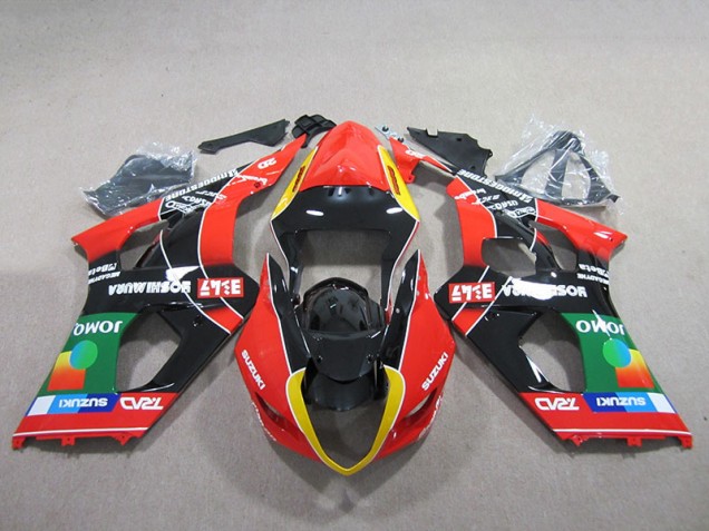 2003-2004 Rouge Vert Noir GSXR 1000 Carénage Moto