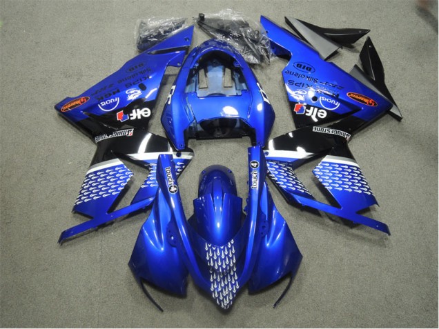 2003-2005 Bleu Touch4 ZX10R Carénage Moto