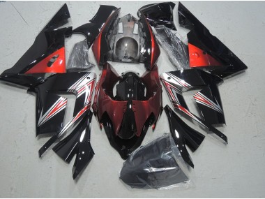 2003-2005 Noir Rouge ZX10R Carénage Moto