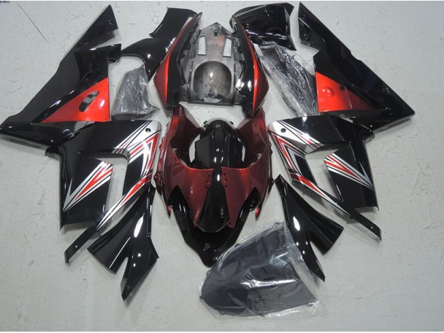 2003-2005 Noir Rouge ZX10R Carénage Moto