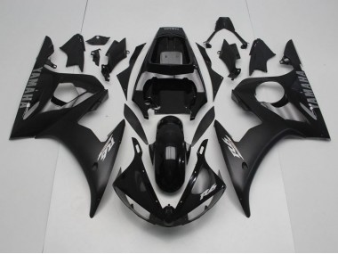 2003-2005 Noir avec Argent Décalque YZF R6 Carénage Moto