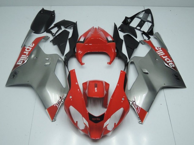 2003-2006 Argent et Rouge RSV1000 Carénage Moto