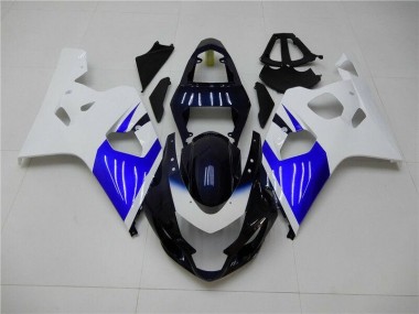 2004-2005 Blanc Bleu GSXR 600/750 Carénage Moto