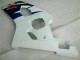 2004-2005 Blanc Noir GSXR 600/750 Carénage Moto