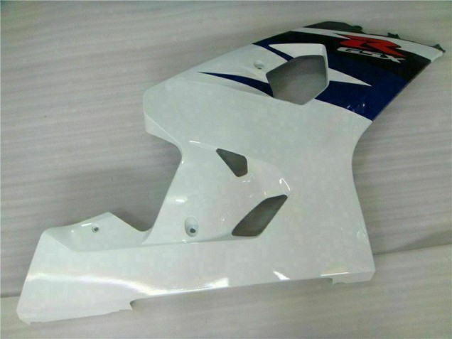 2004-2005 Blanc Noir GSXR 600/750 Carénage Moto