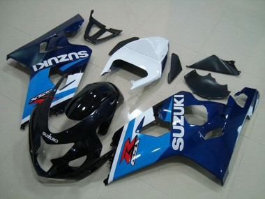 2004-2005 Bleu Blanc GSXR 750 Carénage Moto